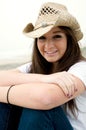 Teen In Western Hat