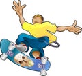 Teen Youth Cliques Skater Royalty Free Stock Photo