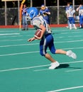 Teen Youth Running With Football Royalty Free Stock Photo