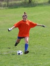 Teen Youth Soccer Goalie Action Royalty Free Stock Photo