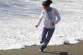 Teenage Asian Girl at Beach