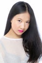 Teenage Asian high school girl Royalty Free Stock Photo