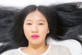 Teenage Asian high school girl Royalty Free Stock Photo