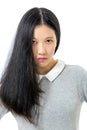 Teenage Asian high school girl Royalty Free Stock Photo