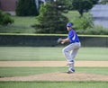 Teenage baseball pitcher Royalty Free Stock Photo