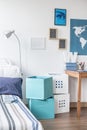 Teenage boy bedroom design Royalty Free Stock Photo