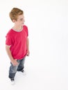 Teenage boy smiling Royalty Free Stock Photo