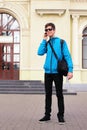 Teenage Boy Traveler Royalty Free Stock Photo