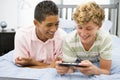 Teenage Boys Playing Video Games Royalty Free Stock Photo