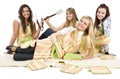 Teenage chefs Royalty Free Stock Photo