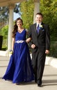 Teenage Couple Going to the Prom Walking and Smiling