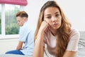 Teenage Couple Having Relationship Difficulties