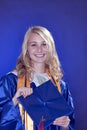 Teenage female Girl Graduating Royalty Free Stock Photo