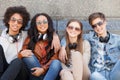 Teenage friends. Royalty Free Stock Photo