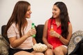 Teenage friends hanging out Royalty Free Stock Photo