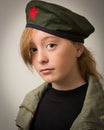 Teenage Ginger Girl In Revolution Barret Hat