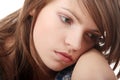 Teenage girl depression Royalty Free Stock Photo