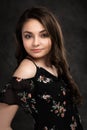 Teenage Girl Poses for In Studio Portraits