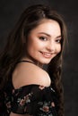 Teenage Girl Poses for In Studio Portraits