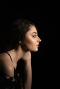 Teenage Girl Poses for In Studio Portraits