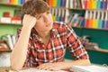 Teenage Male Student In Classroom