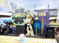Teenage mutant ninja turtles in Parade cartoons and comics at Royal Sydney Easter show.