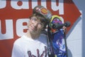 A teenage skateboarder at the Dairy Queen,Otis, OR