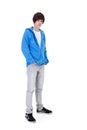 Teenager boy standing Royalty Free Stock Photo