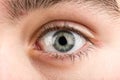 Teenager eye macro Royalty Free Stock Photo