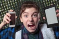 Teenager gets crazy with digital media