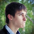 Teenager irresolute Royalty Free Stock Photo