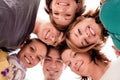 Teenagers in circle Royalty Free Stock Photo