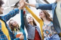 Teenagers friends friendship students concept Royalty Free Stock Photo