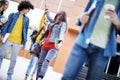 Teenagers friends friendship students concept Royalty Free Stock Photo