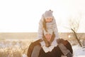 Teens brother and sister having fun snow in winter Royalty Free Stock Photo