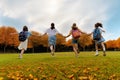 teens going to school Royalty Free Stock Photo