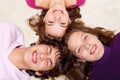 Teens laughing Royalty Free Stock Photo