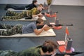 Teens to compete in rifle shooting Royalty Free Stock Photo