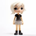 Anime Figure Caricature Girl Figurine - White Background