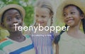 Teenybopper Young Children Youth Kids Concept Royalty Free Stock Photo