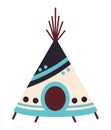 teepee native america design