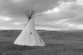 Teepee (tipi) as used by Great Plains Native Americans Royalty Free Stock Photo