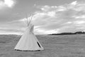 Teepee (tipi) as used by Great Plains Native Americans Royalty Free Stock Photo