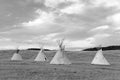 Teepee (tipi) as used by Great Plains Native Americans Royalty Free Stock Photo