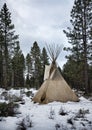 Teepee in Winter