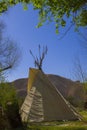 Teepees in Death Valley Royalty Free Stock Photo