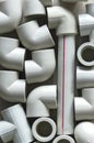 Tees and corners and other fittings for welding polypropylene pipes pipes