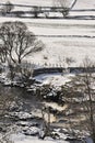 Teesdale winter scene, Northern England