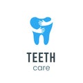 Teeth care logo sign