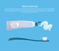 Teeth Cleaning Concept Design Banner